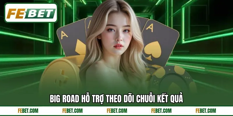 Big Road hỗ trợ theo dõi chuỗi kết quả Big Road hỗ trợ theo dõi chuỗi kết quả