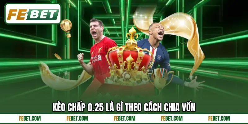 Kèo chấp 0.25 là gì theo cách chia vốn